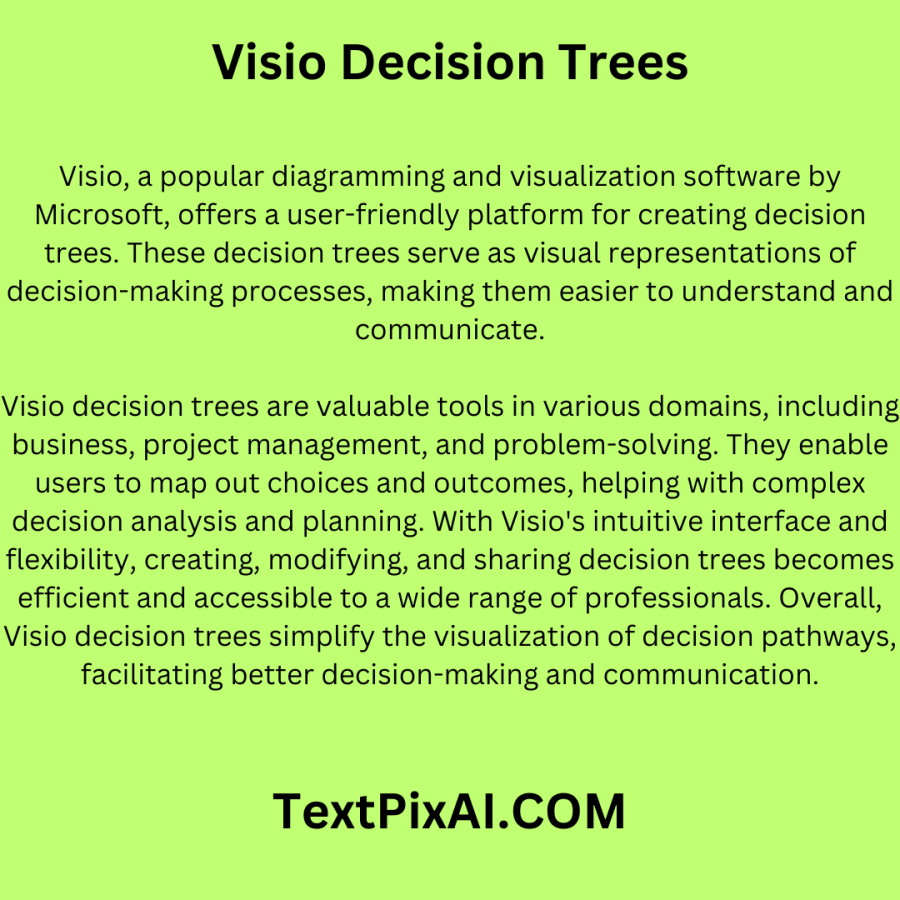 Visio Decision Trees: Visualizing Complex Choices with Microsoft Visio