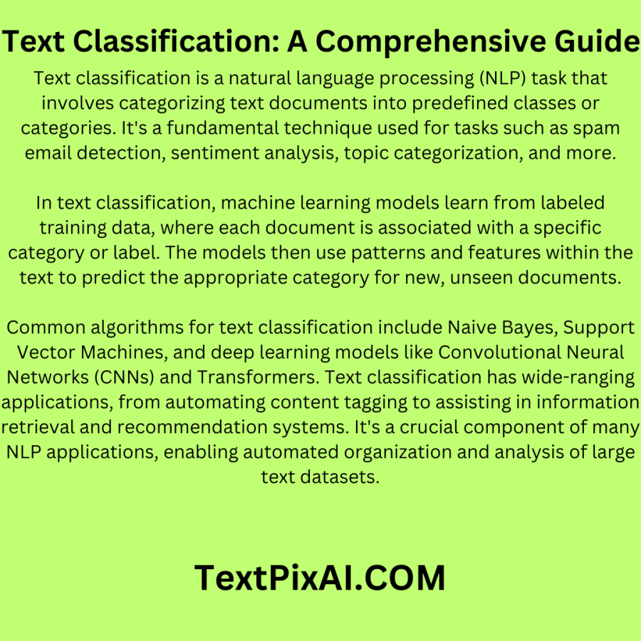 Text Classification: A Comprehensive Guide