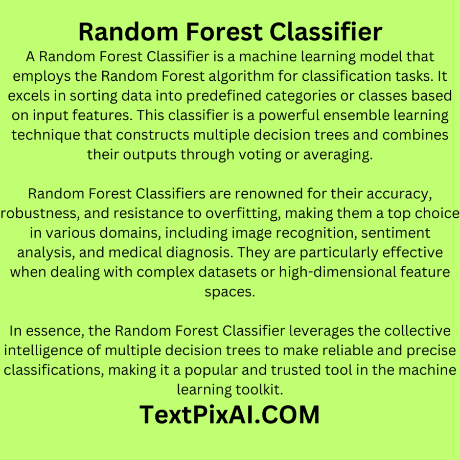 Random Forest Classifier