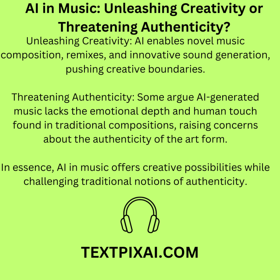AI in Music: Unleashing Creativity or Threatening Authenticity?